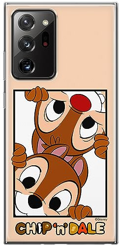 ERT GROUP Coque de téléphone Portable pour Samsung Galaxy Note 20 Ultra Original et sous Licence Officielle Disney Motif Chip & Dale 005 adapté à la Forme du téléphone Portable, Coque en TPU