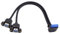 chenyang 2 porte USB 3.0 femmina a scheda madre 20 pin maschio cavo per pannello frontale a vite tipo 30 cm 90 gradi UP angolato