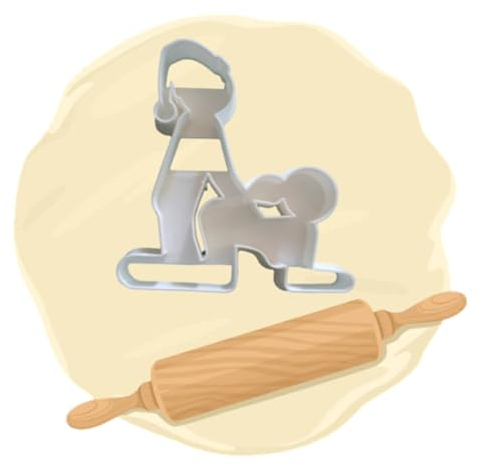 Keksausstecher aus dem 3D Druck Motiv Kamasutra 9