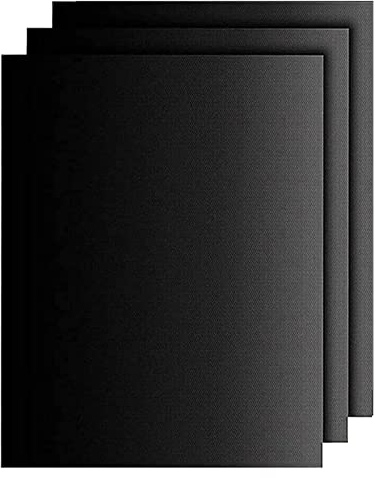 Large Oven Liners，3 Pack Heavy Duty Teflon Oven Liners,BBQ Grill Mats for Bottom of Oven for Gas, Electric and Fan Assisted Ovens，Baking Mat, Oven Protector Sheets，Reusable, Washable