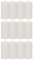 Lot de 12 grandes bougies chauffe-plat blanches sans odeur XXL 150 x 70 mm - Sans odeur - Longue durée de combustion et arôme délicat - Durée de combustion de 48 à 50 heures - Décoration avec bougies