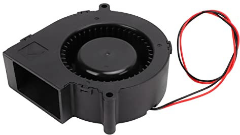 Asixxsix Cooling Blower Fan, DC12V 2.7A Blower Fan 4500RPM 37.39CFM Blower Brushless Cooling Fan Two Ball Bearing DC Centrifugal Fan Small Radiator for Factory, Data Center, Network Router