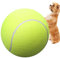 Riesiger Tennisball – 24,1 cm großer übergroßer Tennisball | aufblasbarer Gummi-Tennisball | leicht zu fangender Hund großer Tennisball | Interaktiver großer riesiger Hundebälle für Outdoor und