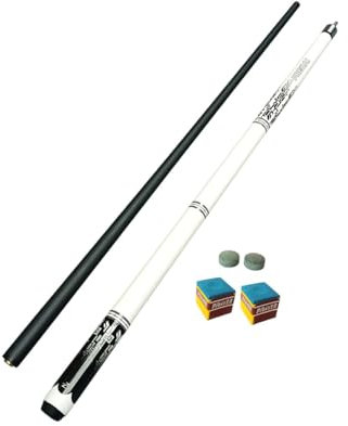 Baoblaze 1/2 Split Carbon Queue Billard Stick 1,3 cm Spitze Professionelle Leichte Praktische Snooker Queue Pool Stick für Sport