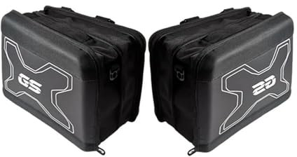 GuyAna Satteltaschen Motorrad-Satteltaschen, Satteltaschen, Hintere Seitentaschen, Weiche Gepäckträgereinlage Für BMW F750 GS/ADV F850 GS/ADV für Reisen