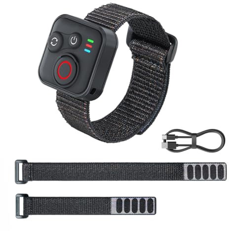 Telecomando per Insta360 X5/X4/X3/X2 Go 3S/ACE pro 2/ACE Pro/ONE X2, telecomando d'azione con portata di 50 m, con cinghie lunghe e corte, durata della batteria 96 ore
