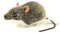 Teddys Rothenburg Kösen, Waldmaus, 11 cm, liegend, grau, Stoffwaldmaus, Stoffmaus