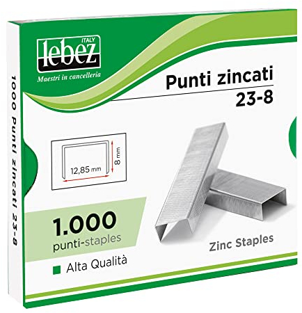 Lebez kh-23 – 10 Heftklammern 100 Punkte, 20 Stück