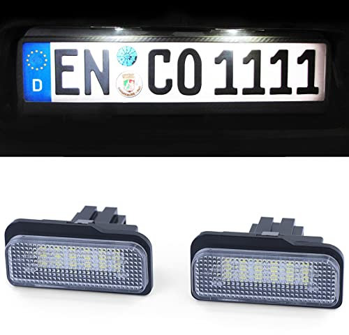 Carparts-Online LED Kennzeichenbeleuchtung weiß 6000K für Mercedes C219 R171 W211 W203