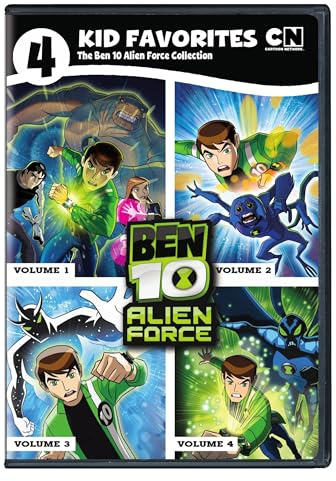 4 Kid Favorites Cartoon Network Classic Ben 10 Alien Force (DVD)
