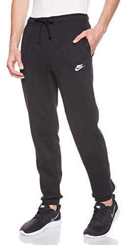 Nike Herren Jogger Fleece Club Trainingshose black/White, L
