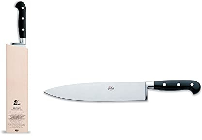 Coltellerie Berti Insieme Coltello Da Chef Forgiato Nero