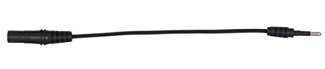 KS Tools 150.0975 4,0 mm Eingangsbuchse auf 2,0 mm Prüfadapterstecker rund (schwarz)