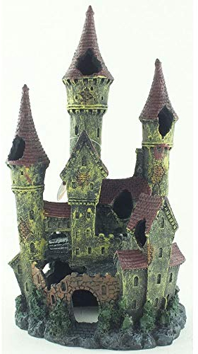Betta Groß Burg Ruine Aquarium Deko