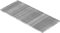 Fenau - 490 x 1090 x 20 mm - Gitterrost, MW: 30/10 mm, verzinkt, Rost für Zarge: 500 x 1100 x 23 mm, Bau-Normrost für Lichtschacht