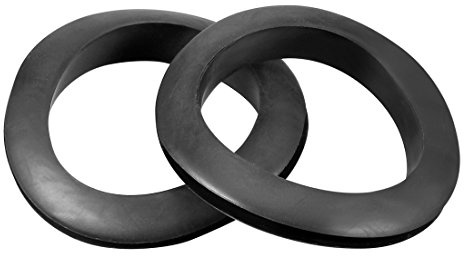 sourcing map Passe Fil Caoutchouc Oeillet Passe Câble Protecteur Huile Resistant 50mm Noir 5Pcs