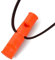 ACME Doppeltonpfeife No. 641 mit GRATIS Pfeifenband aus Leder (60 mm, No. 641, DG Orange)
