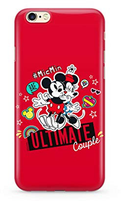 ERT GROUP Handyhülle für Apple iPhone 6/6S Original und offiziell Lizenziertes Disney Muster Mickey & Minnie 012 optimal an die Form des Handy angepasst, hülle aus TPU