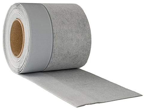 isolera Wannendichtband 10m – selbstklebendes Dichtband für Dusche & Badewanne, wasserdicht & flexibel, mit Vliesbeschichtung & Kapillarschutz, für Badabdichtung unter Fliesen, Made in Germany