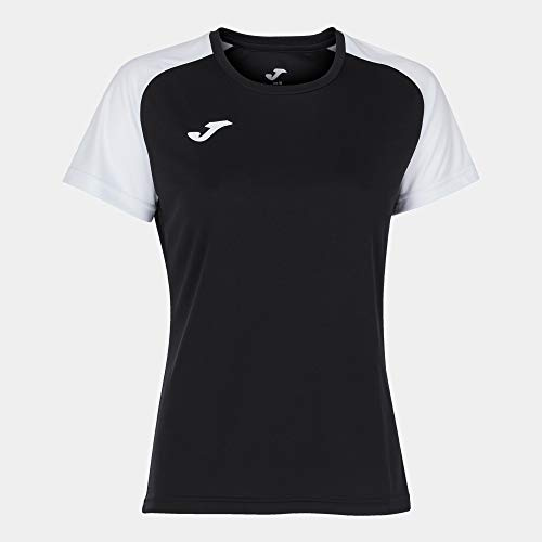 Joma Mujer Camiseta, Negro-Blanco, XXL