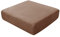 BXFUL Sofa-Sitzkissenbezüge, Sofakissen-Bezüge Stretch-Samt, Couchkissen-Bezüge Ersatz für individuelle Kissen mit elastischem Stoff (Großer 1-Sitzer,Dunkelbraun)