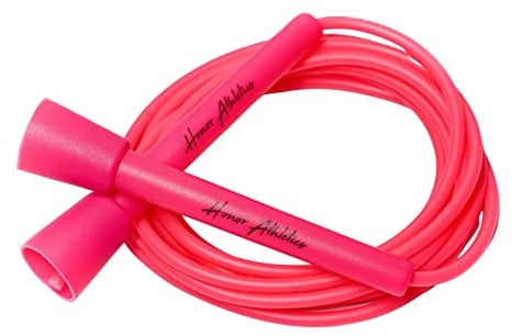 Honor Athletics Speed Rope, Skipping Rope - Best for Double Under, Boxing, MMA, Cardio Fitness Training Condition - Adjustable 10ft - Jump Rope