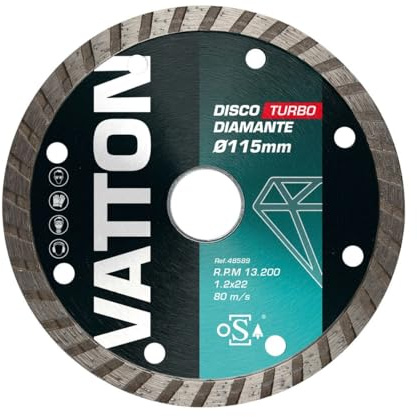 Disco VATTON OSA Diamante Turbo 115 mm