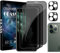 Cnarery 2 Stück für iPhone 11 Pro Max Sichtschutz Full Screen und 2 Stück Kameraschutz, 9H Härte Privacy Panzer Schutz Glas Folie, Kratzfest, Anti-Spy Schutzfolie mit Installationswerkzeug(6,5 Zoll)