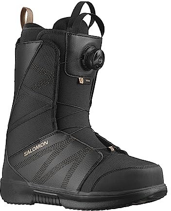 Salomon Snowboardstiefel Titan BOA 2023-24 Modell Herren L47242900 10 10 schwarz/schwarz/gerösteter Cashew