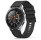 Wanme Cinturino per Samsung Galaxy Watch 46mm,22mm Cinturino Classico Silicone Spesso Compatible con Samsung Galaxy Watch 3 45mm/Samsung Gear S3 Frontier/Classic,Nero
