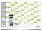 DIN B1 Wandkalender 2026 abwischbar – XXL Jahresplaner 100x70 cm, feucht korrigierbar, inkl. 4 Marker & Schwamm – großer Jahreskalender 2026 auf Deutsch für Büro & Zuhause – Kalenderoutlet