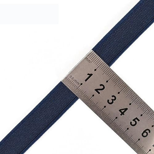 Banda elástica de 1,5 cm de ancho/accesorios de ropa de costura/banda de goma-azul marino