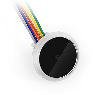 Waveshare Circular 2D Codes Scanner Module, Barcode/QR Code Reader, with LED Indicator, Small Size, Easy to Integrate, Suitable for Elevator & Other Code Scanning Applications