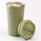 SUNTQ Kaffeebecher to go aus Edelstahl - Thermobecher Doppelwand Isoliert - Kaffeetasse mit Auslaufsicherem Deckel Wiederverwendbar (Sage, 510ml)