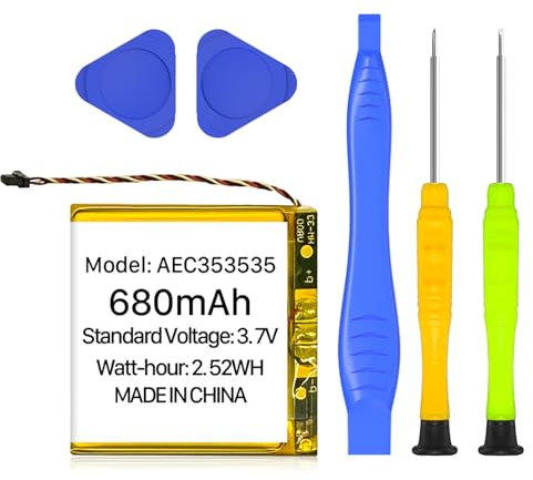 TQTHL Battery Replacement for Beats Solo 2.0, Solo 3.0 Bluetooth Headphones Headsets [650mAh] (2024New Upgraded) Beats AEC353535 Spare Accu Pack