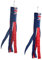 Windsocken mit neuseeländischer Flagge und neuseeländischer Flagge, 2 Stück, gestreift, für Hof- und Gartenflagge, wasserdicht, geeignet für jede Jahreszeit, 101,6 cm.