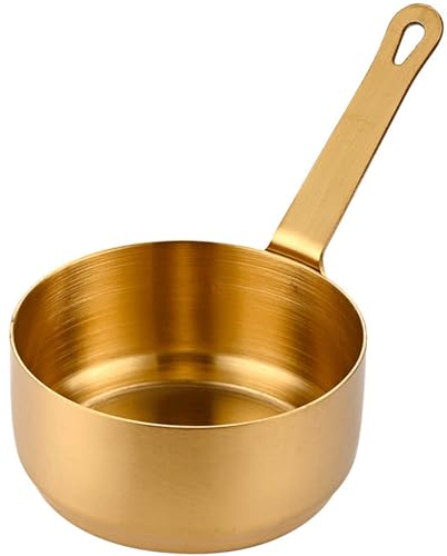 tddouck Sets de de Chips de Acero Inoxidable 3.38 oz de Cacerola Mini cazas de Redonda para Mangos para condimentos, condimento, Pimienta