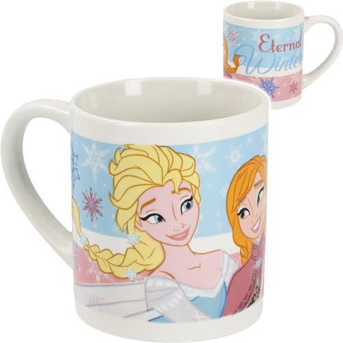 alles-meine.de GmbH Kindertasse - Henkeltasse - die Eiskönigin - Frozen - Porzellan - Keramik - Trinktasse Trinklerntasse Becher Kinderbecher Tasse - Kindergeschirr - Frühstückss..
