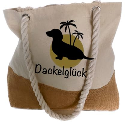 Strandtasche Dackel//Strandtasche XL // Strandtasche Hund