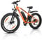 VARUN E Bike, 26 Zoll E-Bike Fatbike mit 4.0 Zoll Reifen, 250W Motor (55Nm) 48V13Ah Akku, 5 Fahrstufen, 100-120 km Reichweite E-Mountainbike für Herren Damen mit LCD-Display