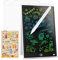 Genialba Tableta de Escritura LCD de colores de 8,5, Tablero de Dibujo Electrónico - Tablero de Grafiti con Pizarra de Dibujo Borrable Portátil, Regalo para Niños (Blanco)