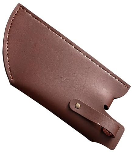 Lederhackerscheide, Lederscheide für Fleischerbeil | Kunstleder Chopper Guard Cleaver Protector,Wiederverwendbare wasserdichte Schutzhülle für Hackmesser, Outdoor-Camping-Hackmesser
