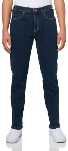 Dickies Mens 5-Pocket Athletic Taper Denim Jean, Denim Dark WASH, 30 32