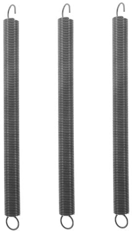 NULYLU Loft Ladder Spring Set 3pcs Metal Springs for Attic Stairs Replacement Parts Heavy Duty Easy to Store Compatible