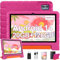 ZIOVO Tablette Enfants 10 Pouces Android 14 Tablette,20Go RAM+128Go ROM(TF 1To),Widevine L1,WiFi 6 Tablette Tactile,Octa-cœur, 6000mAh | 5+8MP | BT 5.0 | Contrôle Parental Tablettes avec EVA Cas-Rose.