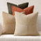 MIULEE 4er Set Kordsamt Kissenbezug Patchwork Kissenhülle Weich Dekokissen Modern Unsichtbarer Reißverschluss Sofakissen Zierkissen für Sofa Wohnzimmer Schlafzimmer Braun Grün Serie 50x50 cm