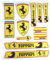 WSCDMCC Auto Emblem für Ferrari 458 F430 488 Roma F8 Californie Portofino F12 GTC4Lusso, Logo Emblem Badge Kofferraum Heckklappen Front Motorhaube Aufkleber Styling Dekoration Zubehör