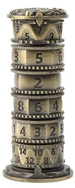 diceevil D&D - Dadi a Forma di Pagoda, in Metallo, per Roulette DND, 7 in 1, D&D, Pathfinder, Fantascienza, Guerra, crimine
