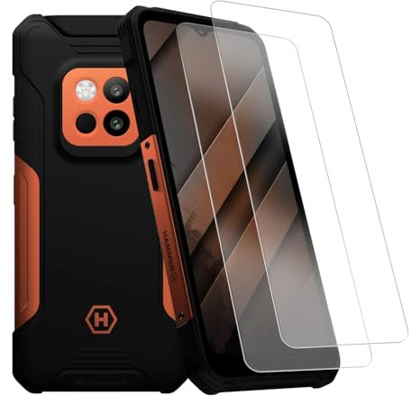OAGELIM [2 Pack] Screen Protectors Compatible with Hammer Construction 2 Thermal 5G, Military Grade Shatterproof & Case Friendly 9H-Hardness HD Tempered Glass Film (6.58 inch)
