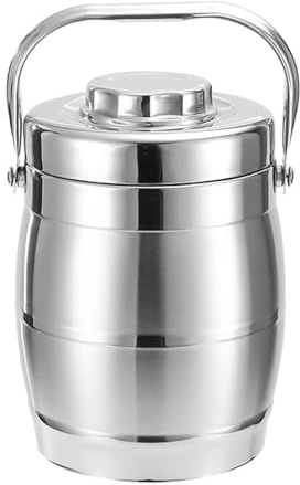 Isolierbehälter for Lebensmittel aus Edelstahl, Thermo-Lunchbox, auslaufsichere Thermo-Lunchbox for Lebensmittel, Mahlzeiten, Suppe(3.0L)